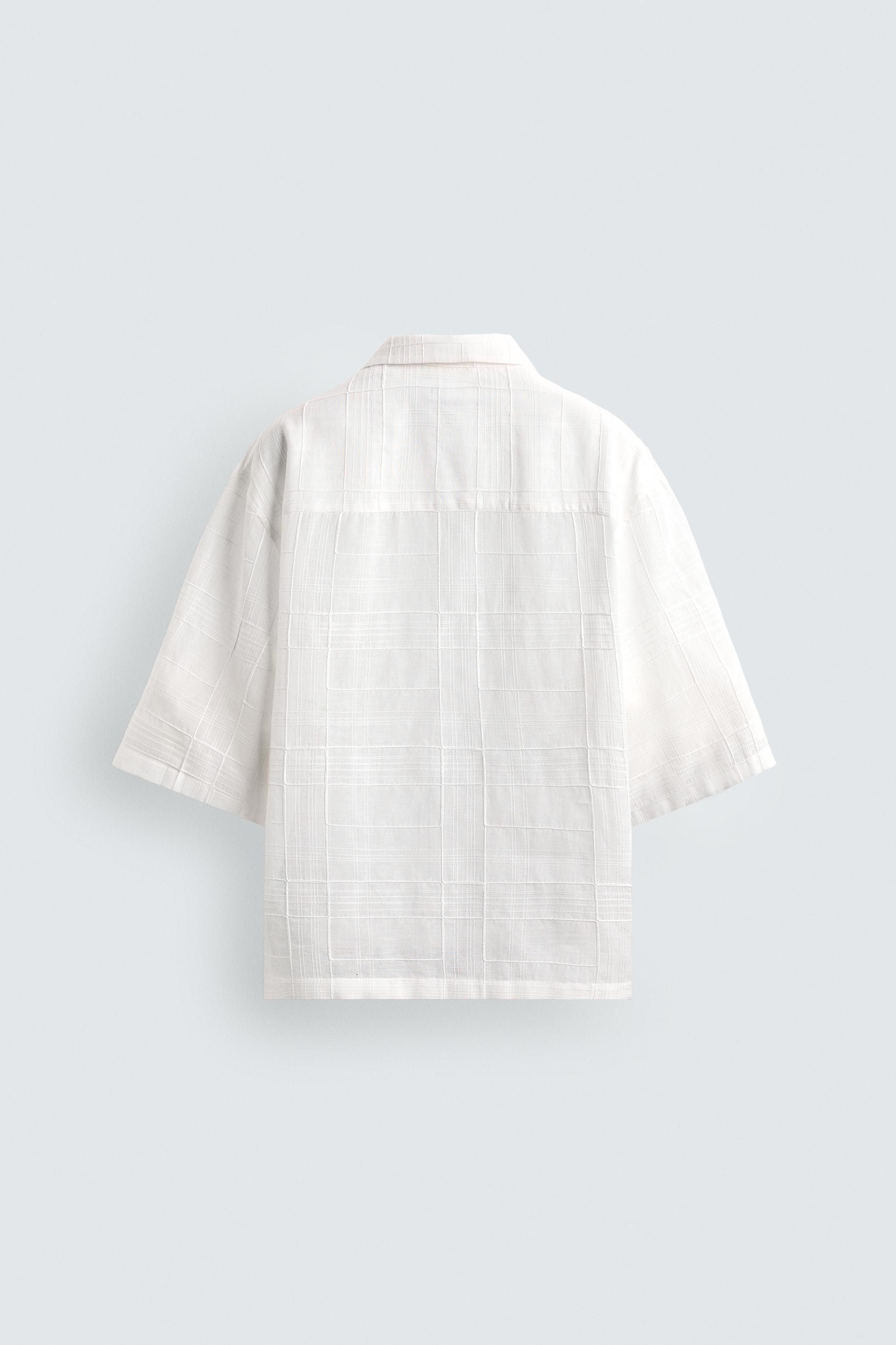 CHEMISE RELAXED FIT COTON-LIN